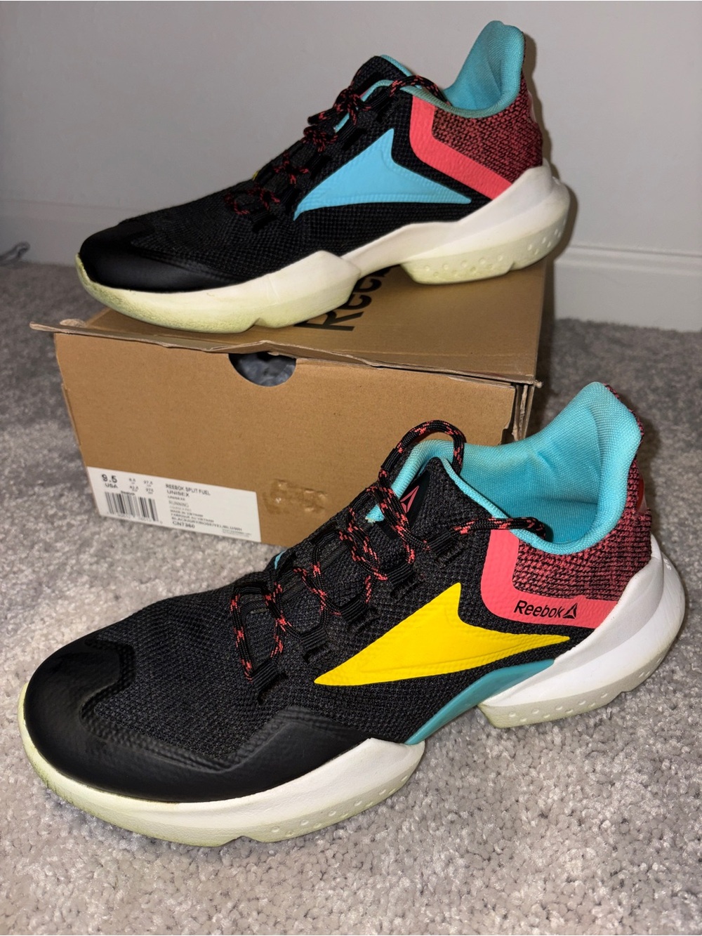 Reebok Split Fuel Running Shoes Sneakers Men’s 9.5